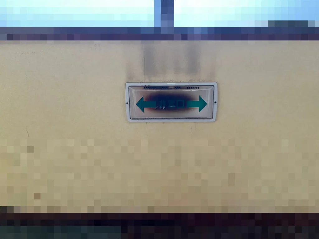 栃木市 誘導灯 交換工事 施工前