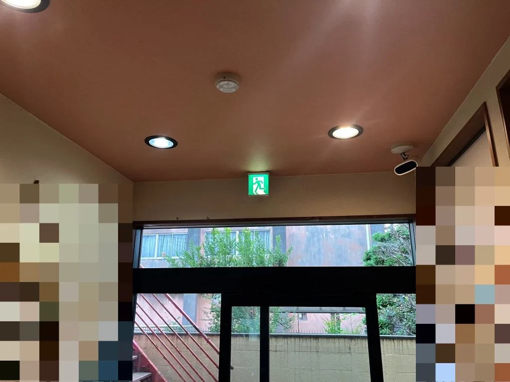 栃木市 誘導灯 移設工事 施工前