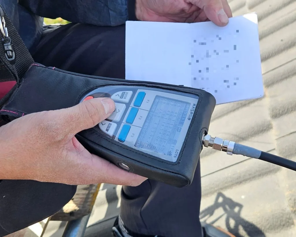 栃木市 テレビアンテナ 交換工事 施工中